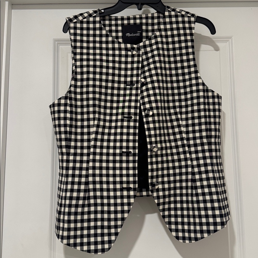 Madewell Single-Breasted Crewneck Vest - NWT - Picture 5 of 8